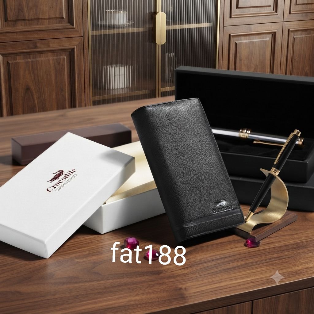 DOMPET PANJANG KULIT ASLI  1201-08 BLACK