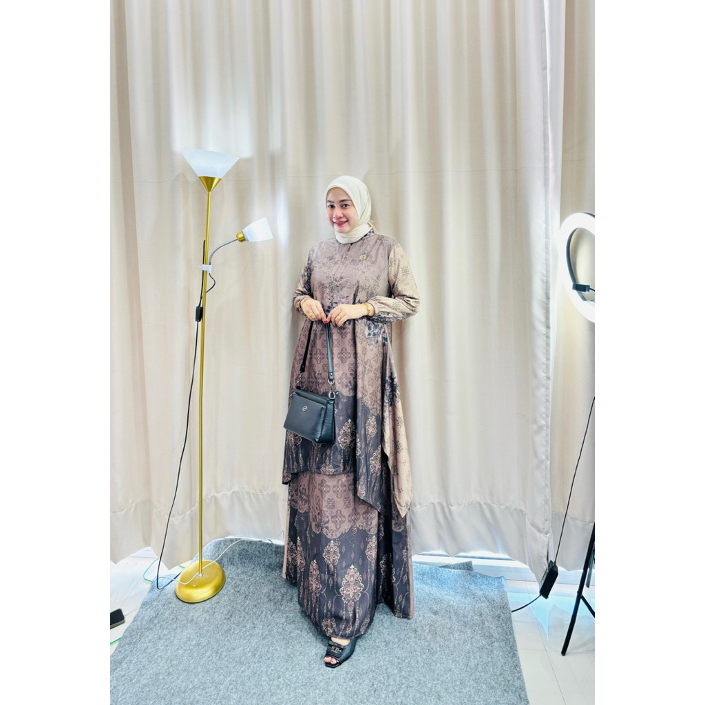 Set Rok Batik Bahan Katun Dolby premium