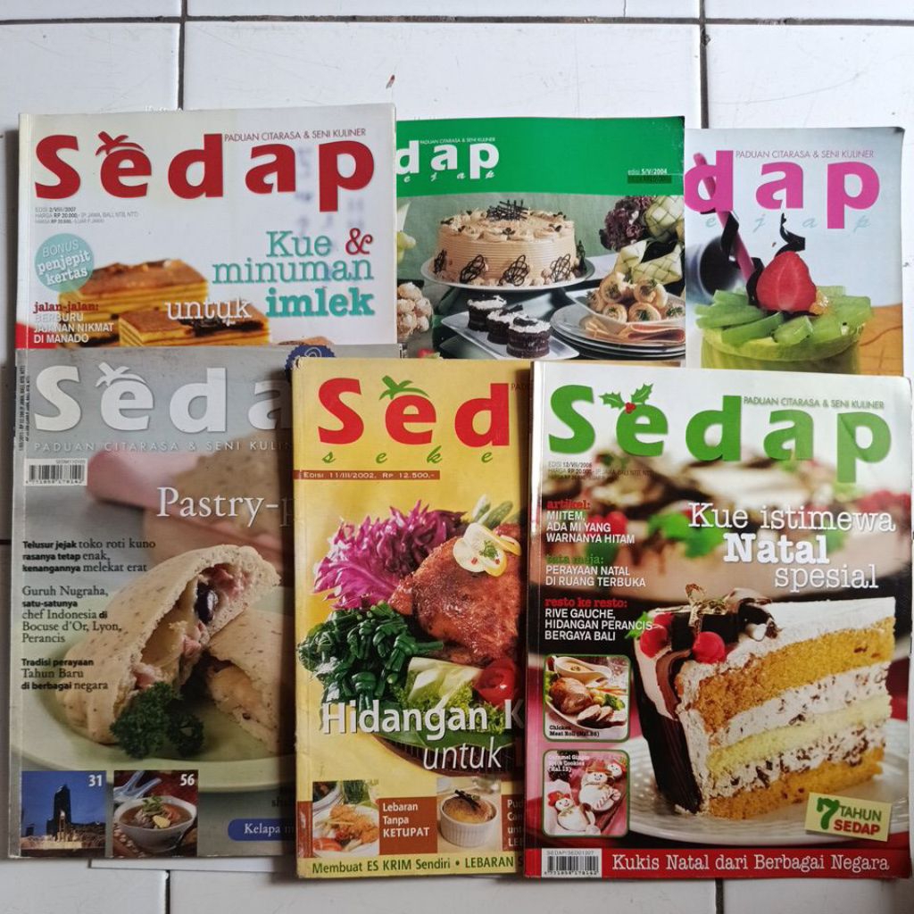 MAJALAH SEDAP (bekas) panduan citra rasa & kuliner
