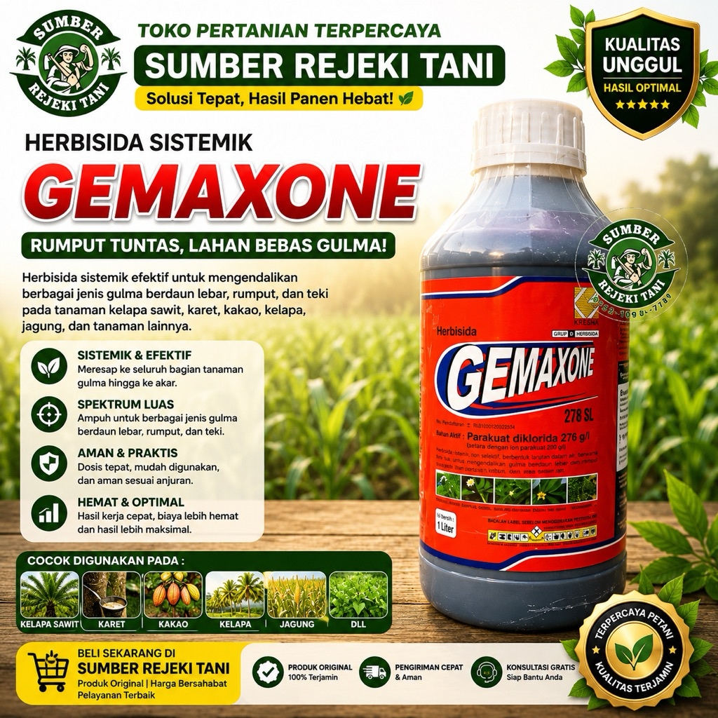 herbisida gemaxone 276sl 1 liter