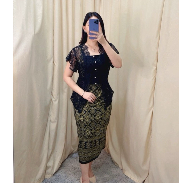 BATIK ADELYN/ KEKINIAN/DRESS Dress Batik Wanita Lengan Panjang Model Rompi untuk Acara Formal dan Wi