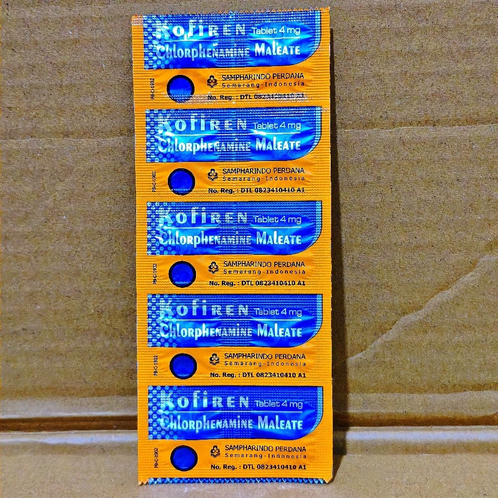 KOFIREN Obat Gatal Alergi Biduran Pilek Alergi Ruam Kulit Mata Gatal & Bersin-Bersin Efektiff