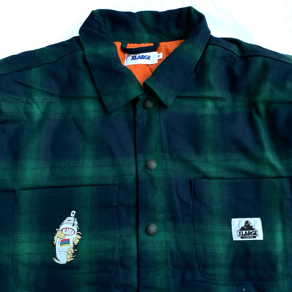 XLARGE Japan Long Shirt Flanell outer original