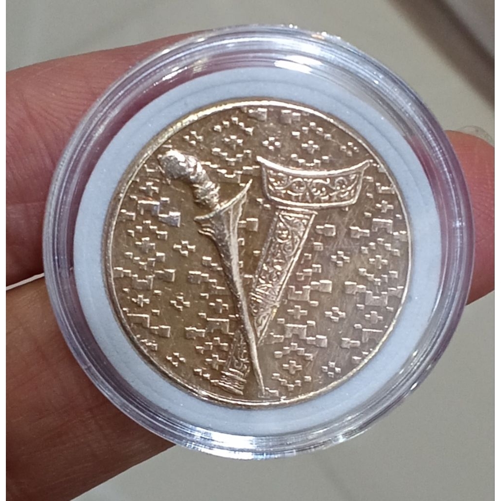 Uang Logam Sangat langka Malaysia 1rm diburu kolektor untuk Numismatik
