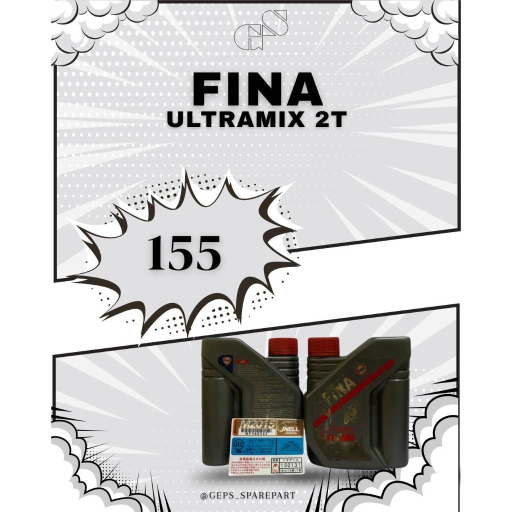 Fina Ultramix 2T Oil Lawas