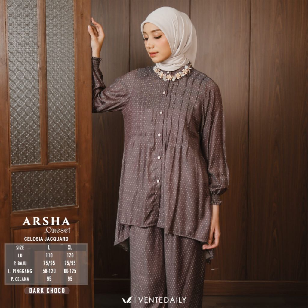 [NEW] SETELAN WANITA ARSYA ONESET BY VENTEDAILY //  FASHION MUSLIM KEKINIAN // SERLY BY VINSTORE