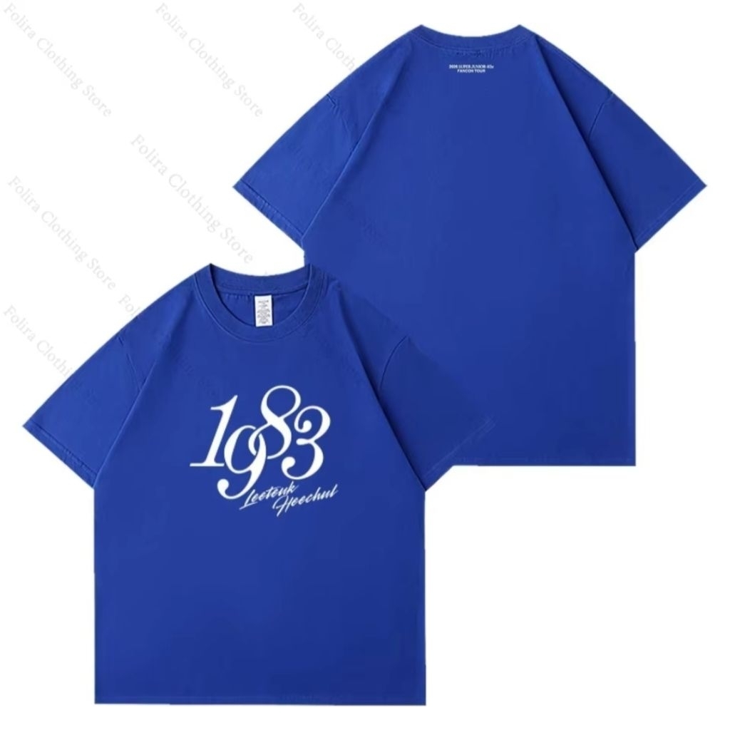 TSHIRT SUPER JUNIOR SJ 83Z 1983 SS10 SUPERSHOW10 KAOS BAJU KPOP SUJU DONGHAE LEETEUK SHINDONG SIWON 