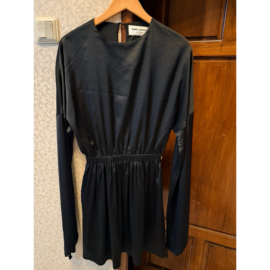 SAINT LAURENT PARIS SILK DRESS