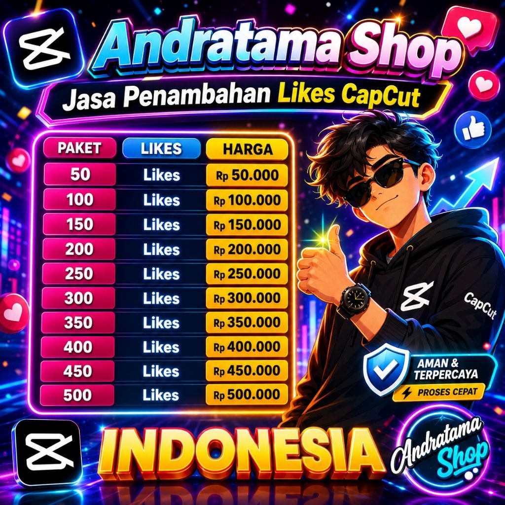 50 Likes CapCut | Jasa Penambahan Likes CapCut - Indonesia