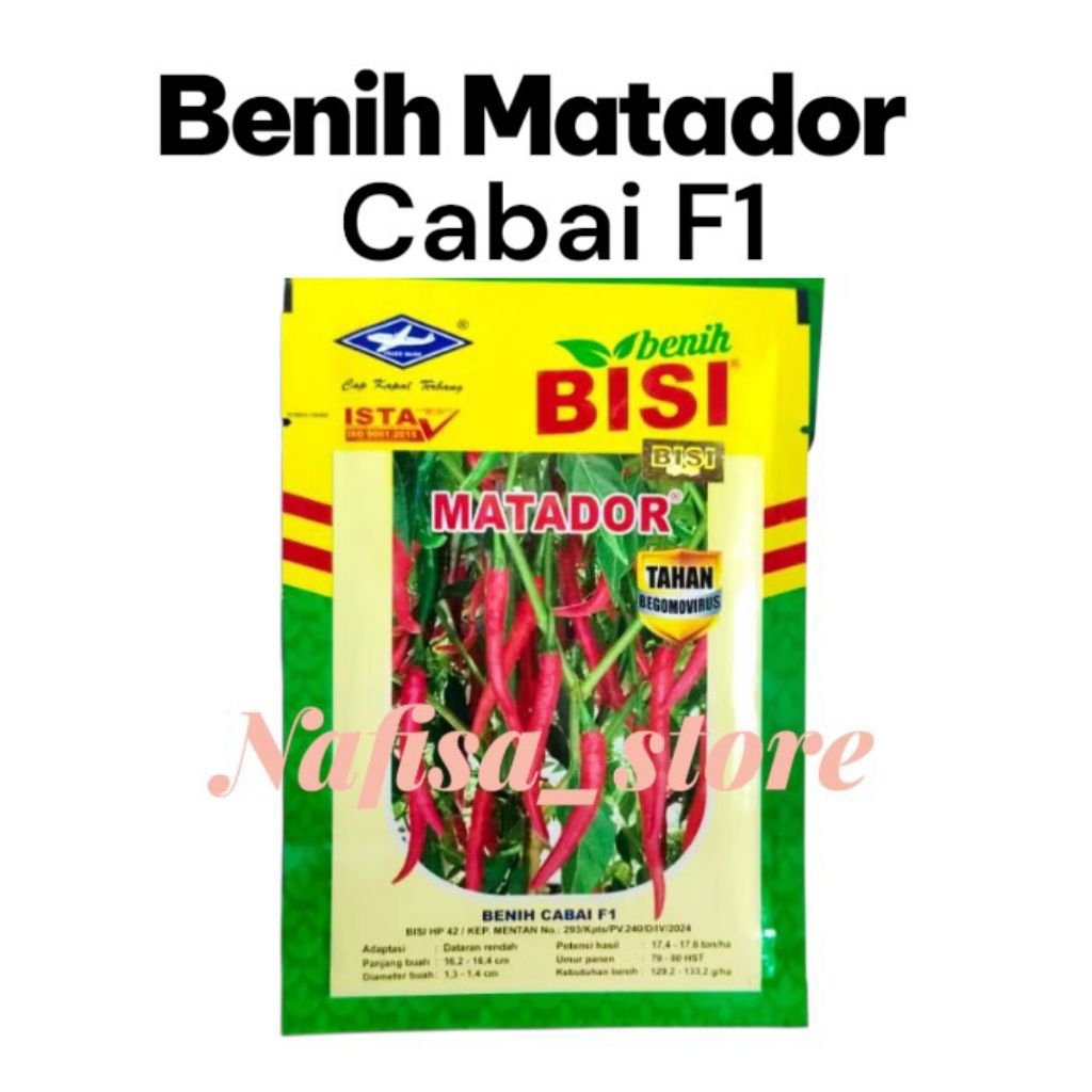 Benih Matador Cabai F1 - Benih Cabai Tahan Hama F1 dari Bisi