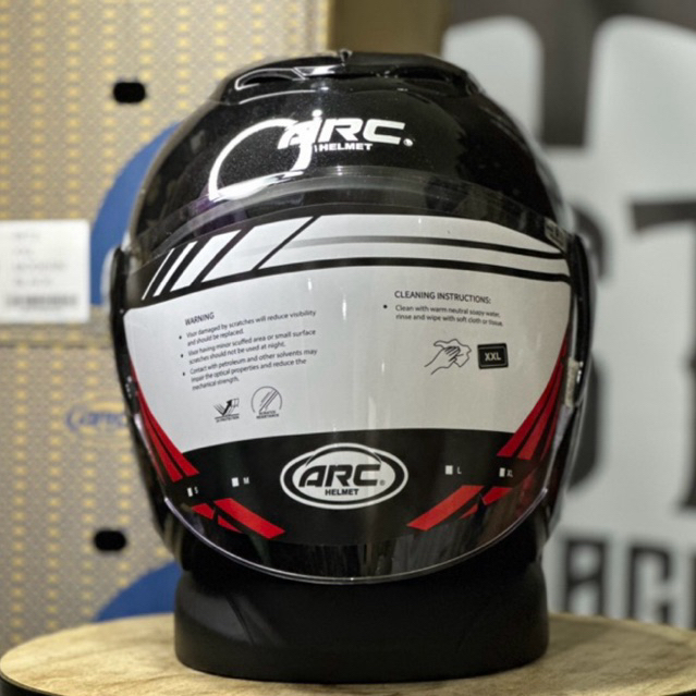 Helm ARC RITZ MODERN BLACK ORIGINAL MALAYSIA