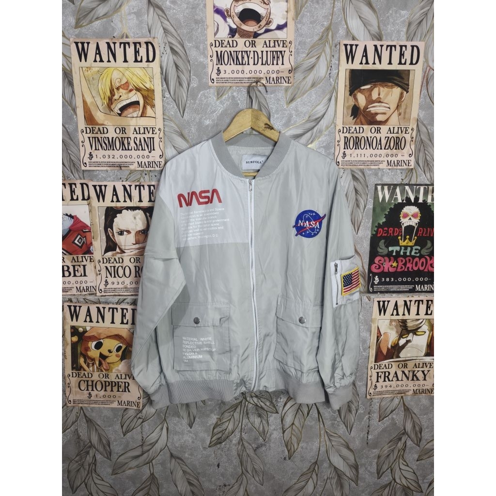 Reflektif jacket nasa x surfola
