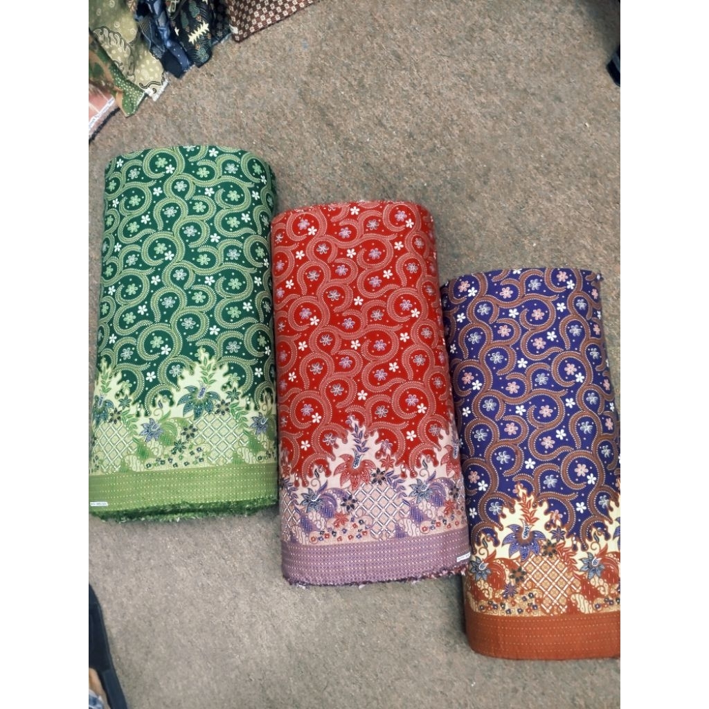 bahan batik katun 40S terbaru