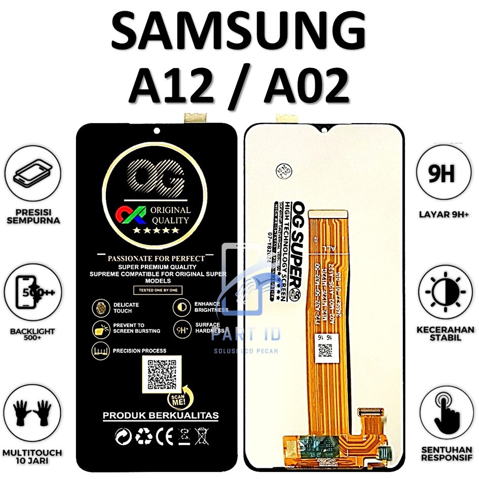 LCD TOUCHSCREEN SAMSUNG GALAXY A12 / A02 ORIGINAL