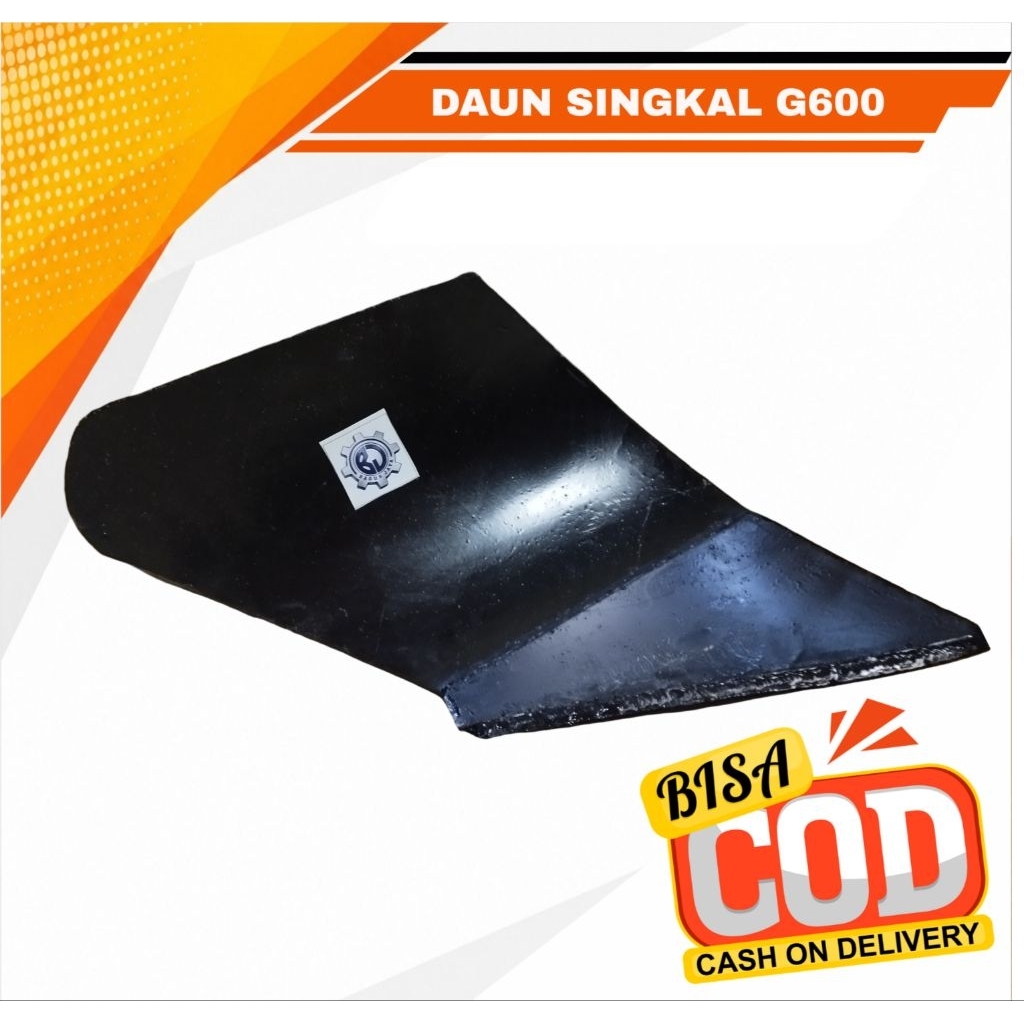 Daun Singkal G600 Baja Tebal Pisau Singkal Cultivator Bajak Mini Mata Bajak Penggembur Tanah