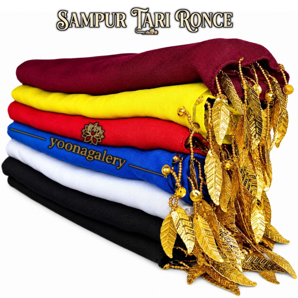 selendang tari ronce anak, selendang tari ronce Dewasa / sampur tari ronce termurah