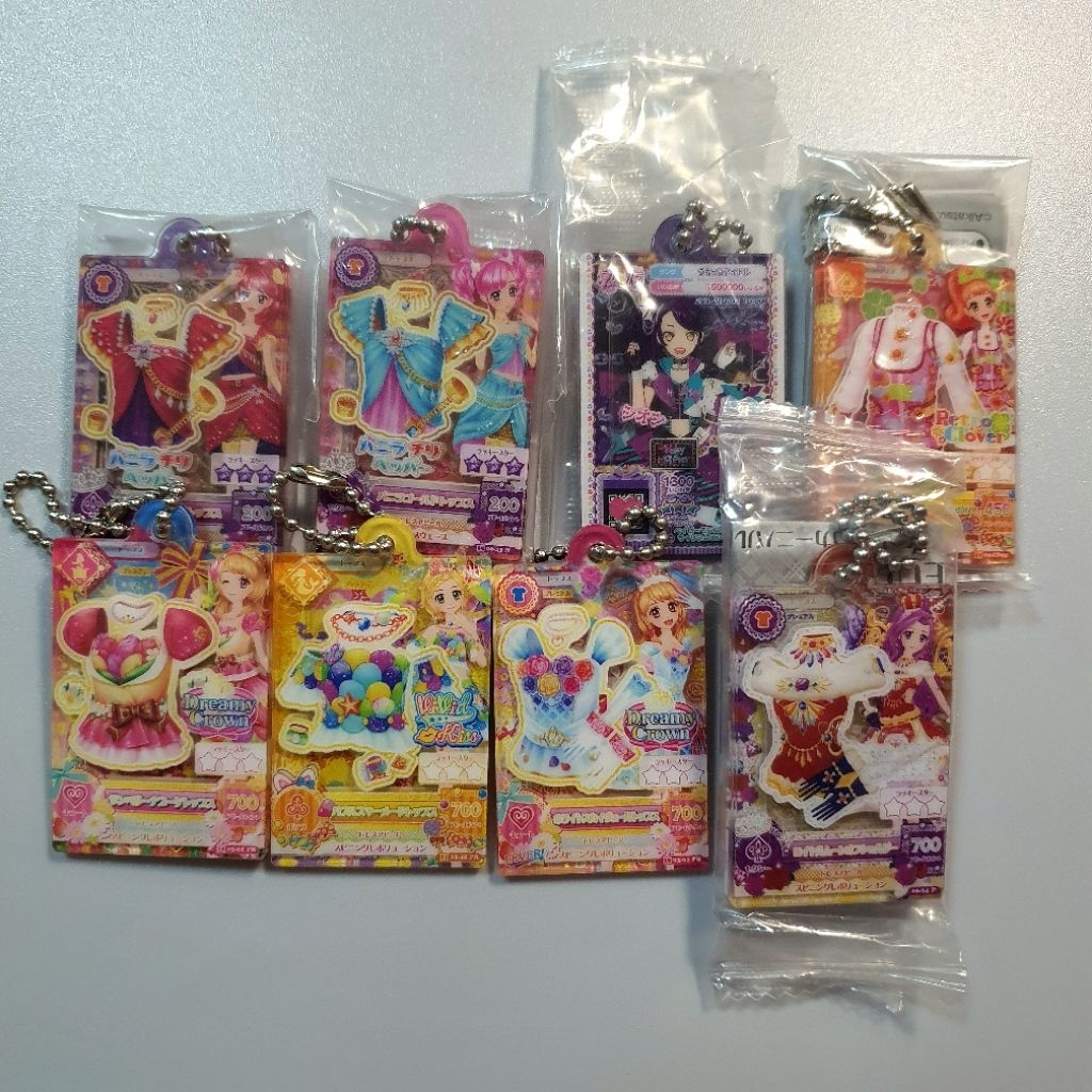 Aikatsu x Pripara, Aikatsu Premium Dress Card Keychain Official Gachapon Japan