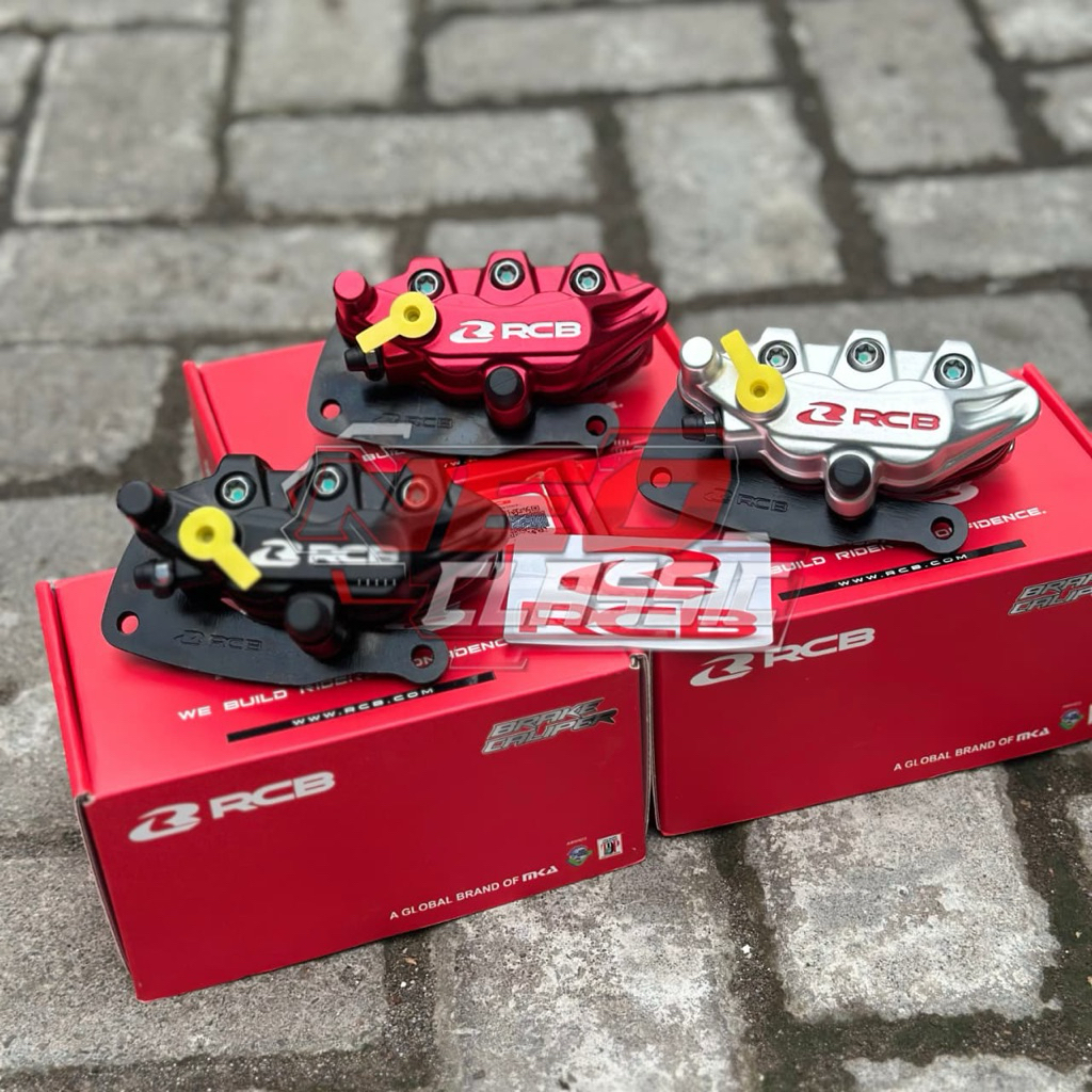 KALIPER RCB S SERIES 2PISTON KIRI ORIGINAL BARU KALIPER VARIO BEAT SCOOPY RCB