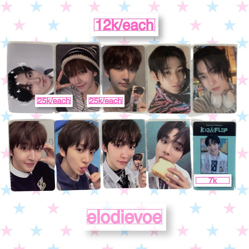 (BACA DESC) PHOTOCARD OFFICIAL KYEHOON DONGHYEON AMARU KICKFLIP