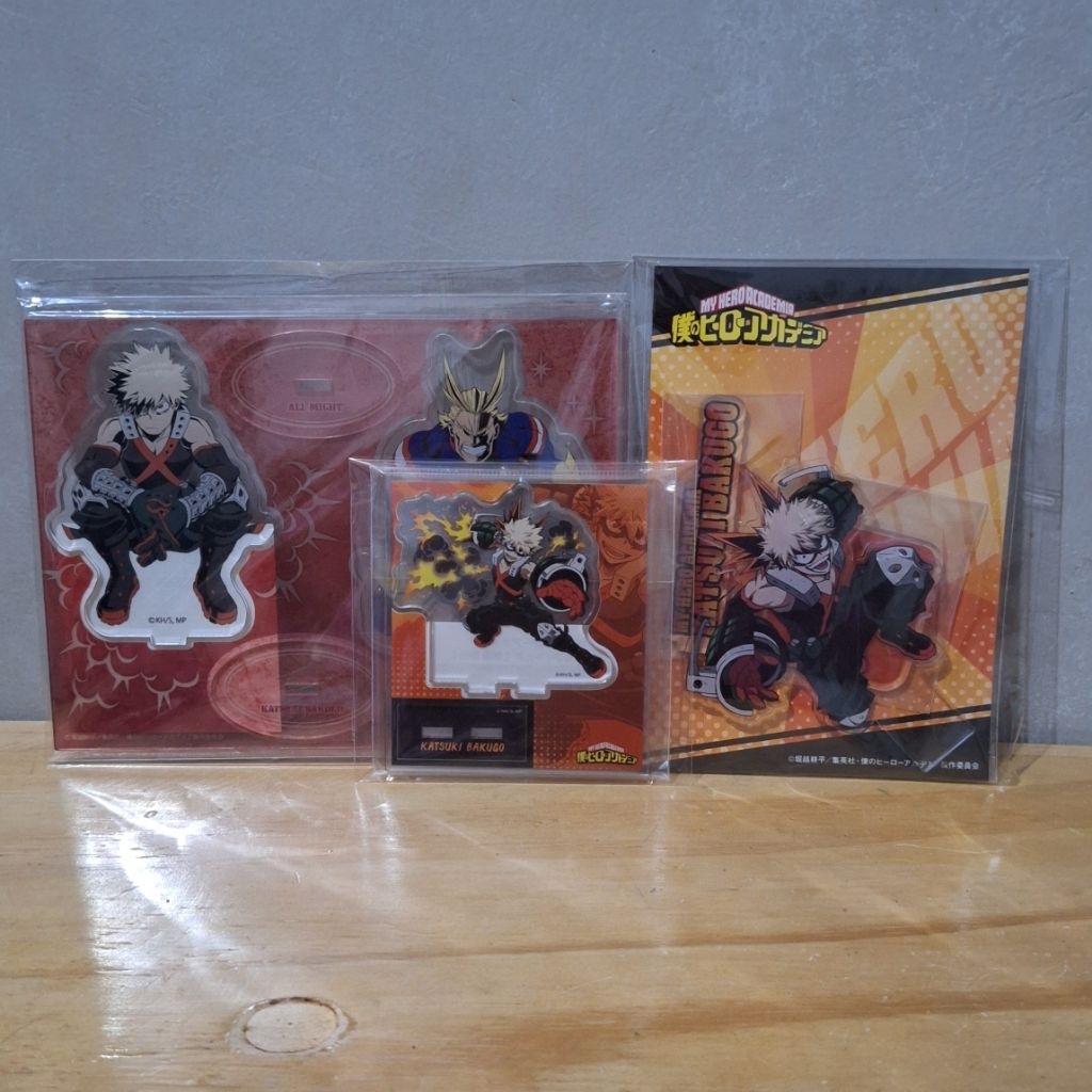 [STOK TERBATAS] Official Standee MHA Katsuki Bakugo + Admin [Baca Deskripsi]