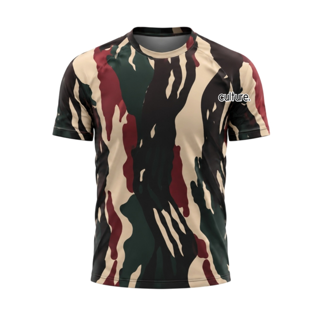 Baju Kaos Loreng Kopassus Kaos PDL Tentara Kaos Dalam TNI Terbaru Kaos Loreng Pria