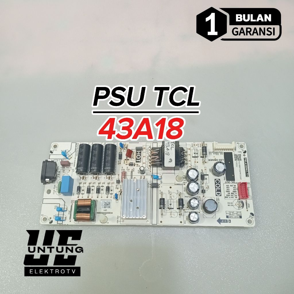 PSU TV TCL 43A18 POWER SUPPLY REGULATOR TV TCL 43A18