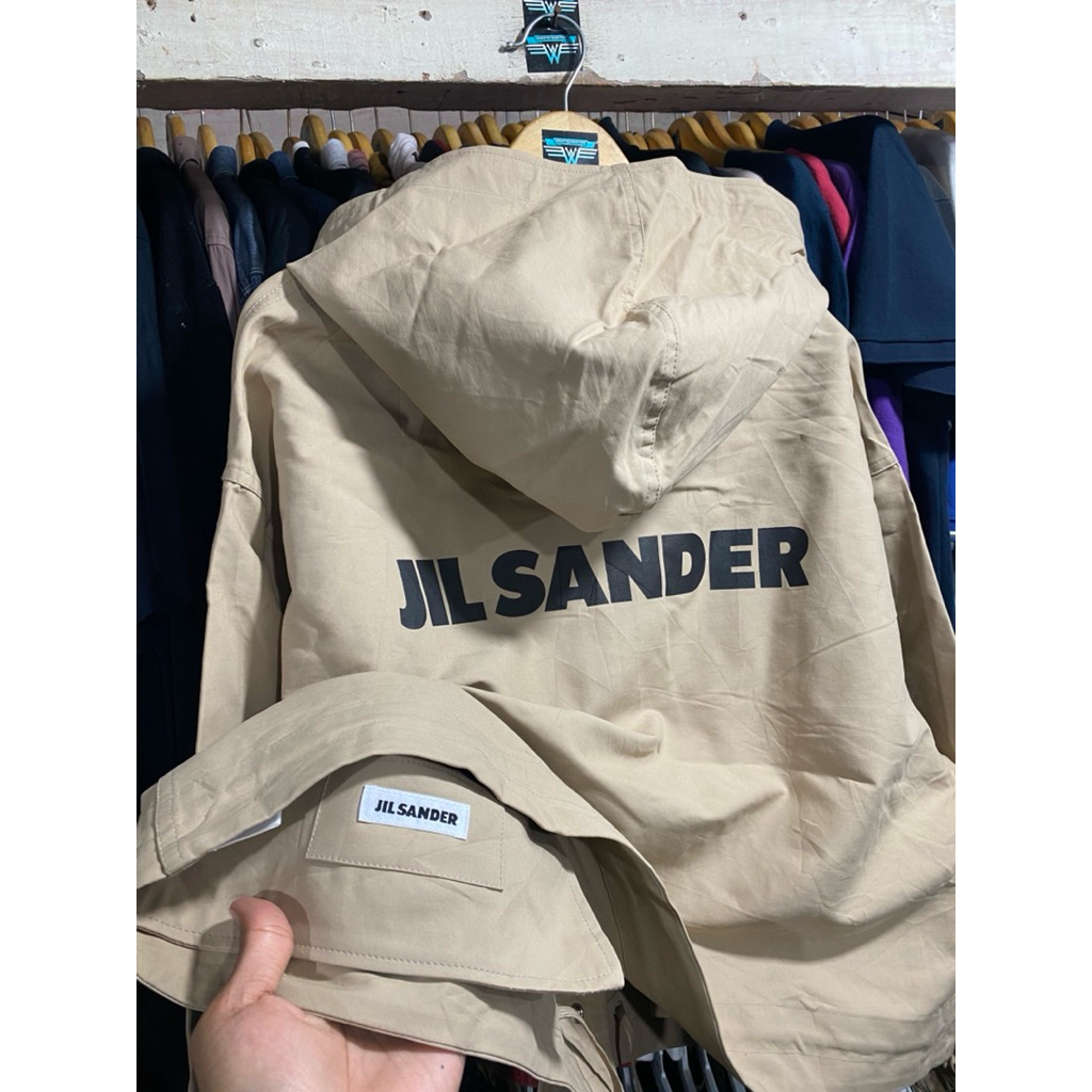 Jil Sander Boxy Hooded Jacket