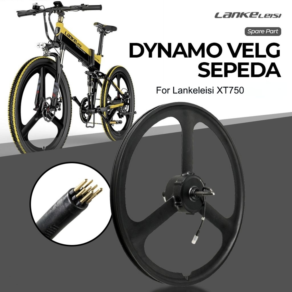 Roda XT750, Motor Dinamo XT600 New, Lankeleisi Spare Part Dynamo Velg Sepeda for Lankeleisi XT750 XT