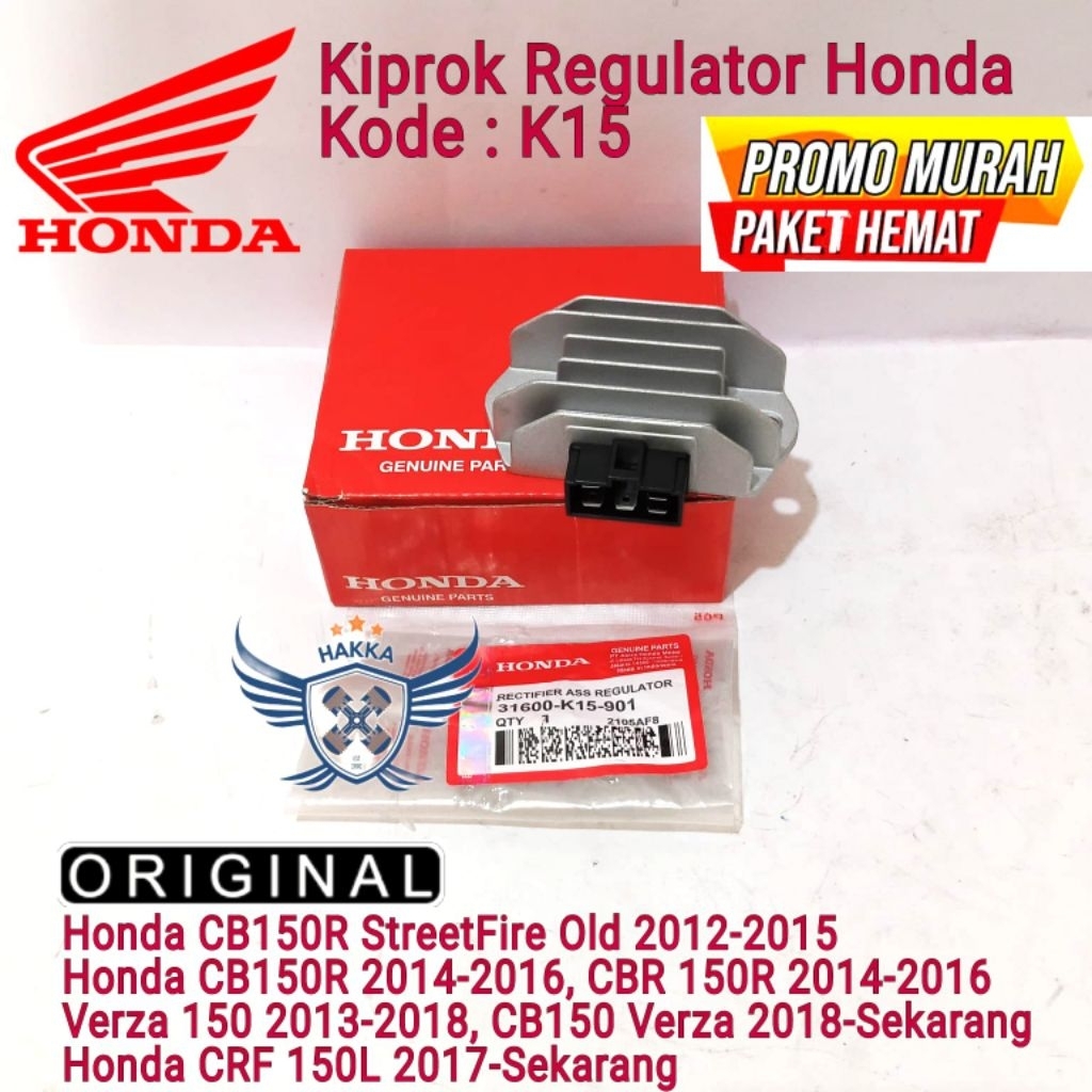K15 Kiprok Regulator Original Presisi Untuk Motor Honda CB150R StreetFire Old 2012-2015 CB150R 2014-