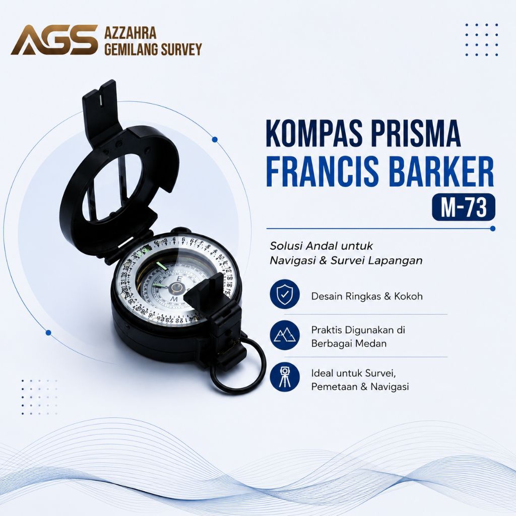 Kompas Prisma Francis Barker M-73 Original Made in UK Bekas