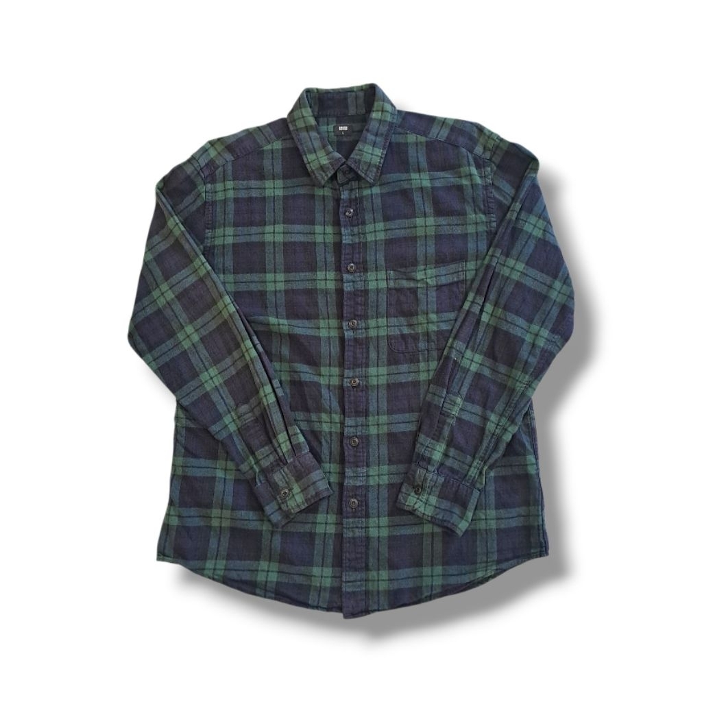 Kemeja flanel uniqlo original