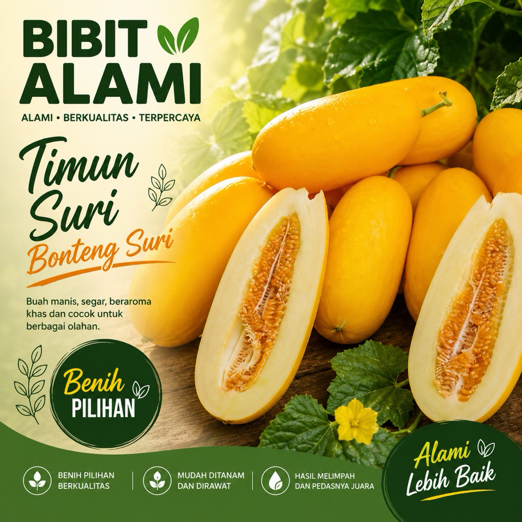 5 Butir  Benih Biji Timun Suri  Bonteng Suri  Timun Betik  Mentimun Suri