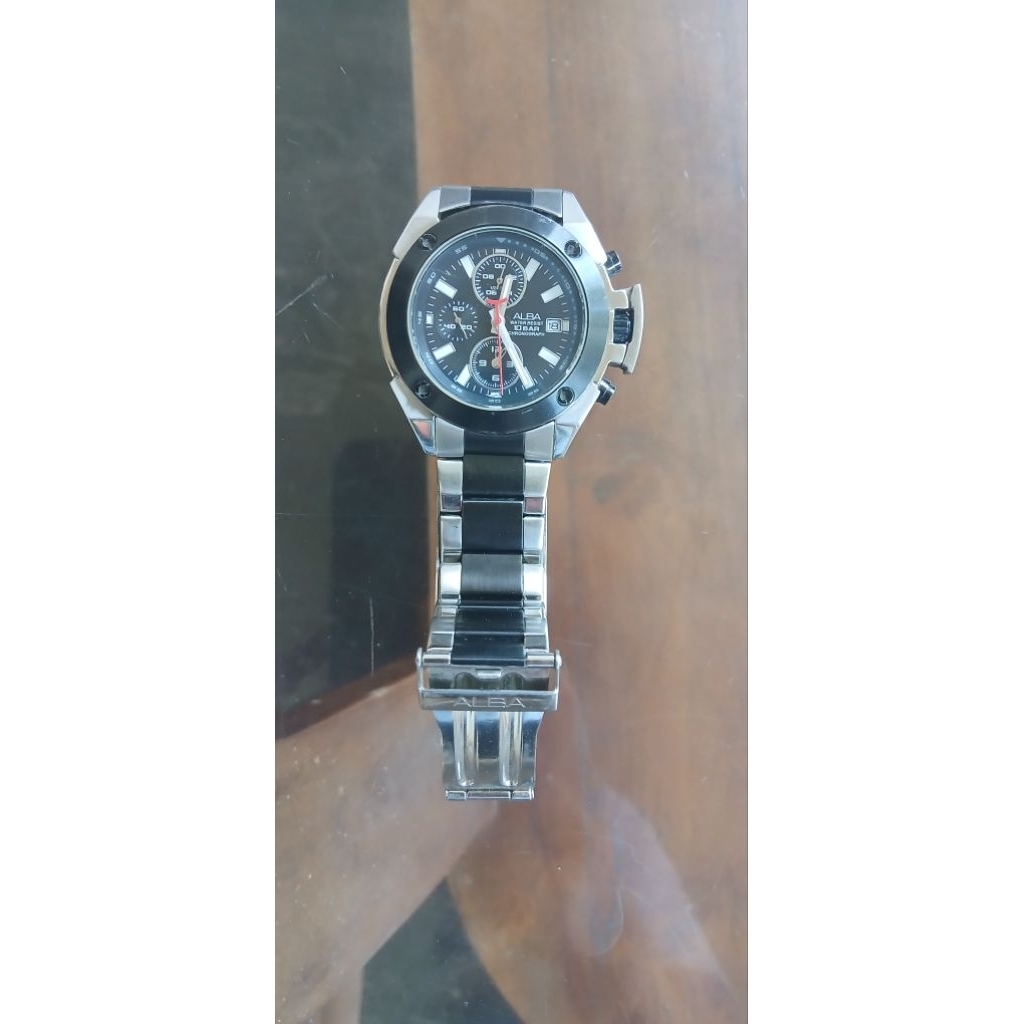 jam tangan pria alba AF8M19(second)