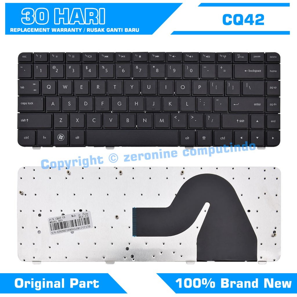 Keyboard HP Compaq Presario G42 CQ42 CQ42-100 CQ42-200 CQ42-300