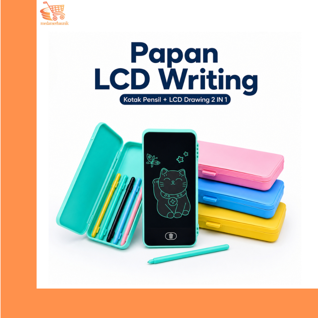 LCD Writing Tablet Papan ALat Tulis LCD Drawing Writing Tablet