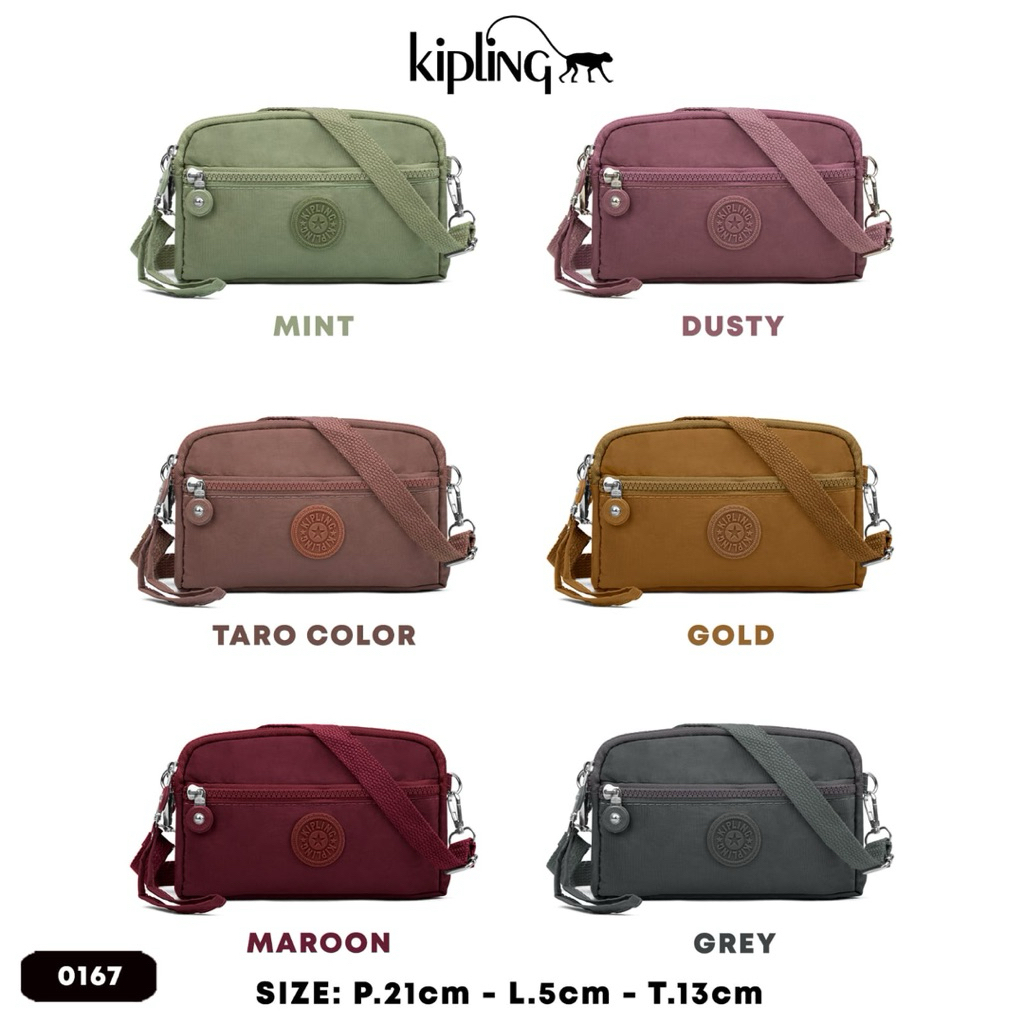 Dompet / Pouch Handphone 4 Resleting Bahan Nillon Import #0167