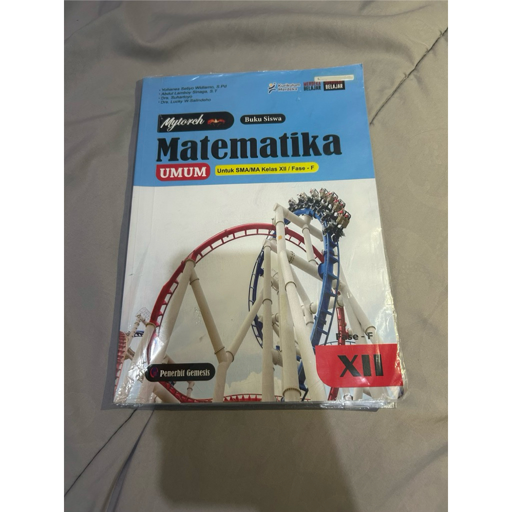 Preloved - Buku Matematika Umum SMA Kelas 12 (GEMESIS)