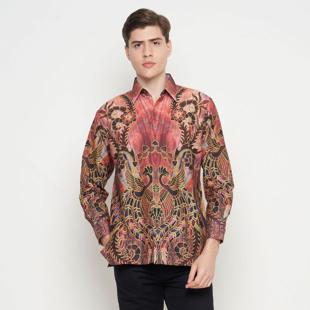 [Krisna Wahyu] Batik Pria Katun Lengan Panjang
