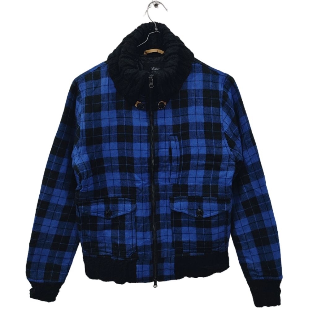 jaket puffer flanel BENO