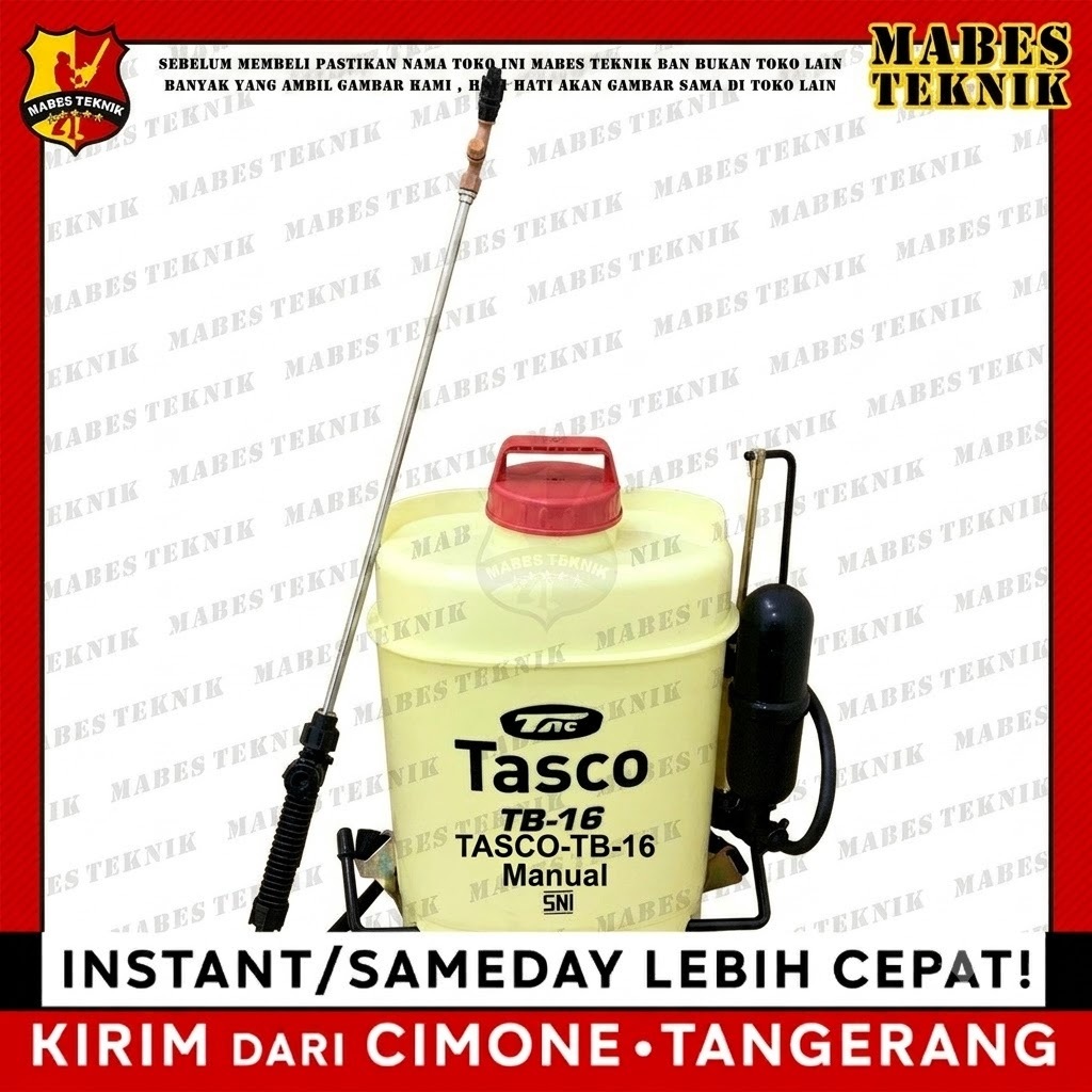 Semprotan Hama Manual TASCO TB 16 Liter / Knapsack Hand Sprayer TASCO TB-16 SNI