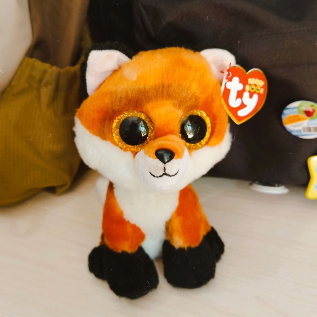 TY Toys Meadow Fox [ The Beanie Boo's Collection ] | Plushie - Boneka kecil - Pajangan