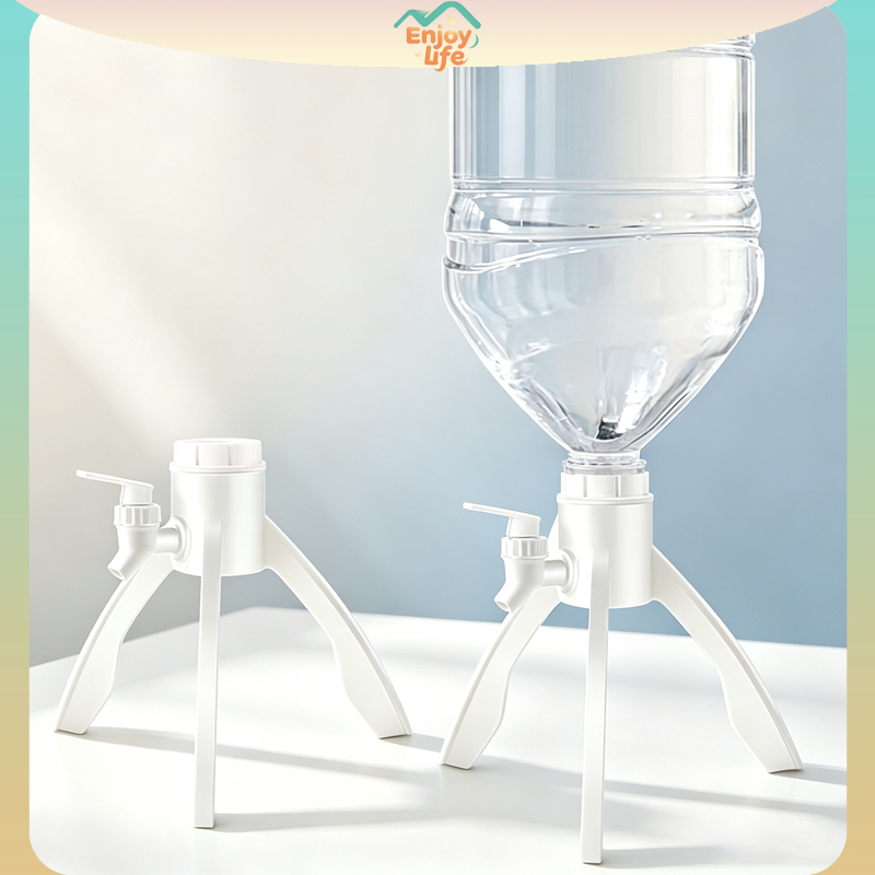 Dudukan Segitiga Ember Air Mineral, Penyang Ember Air 5 Liter dengan Kran, Penyang Terbalik Ember Ai