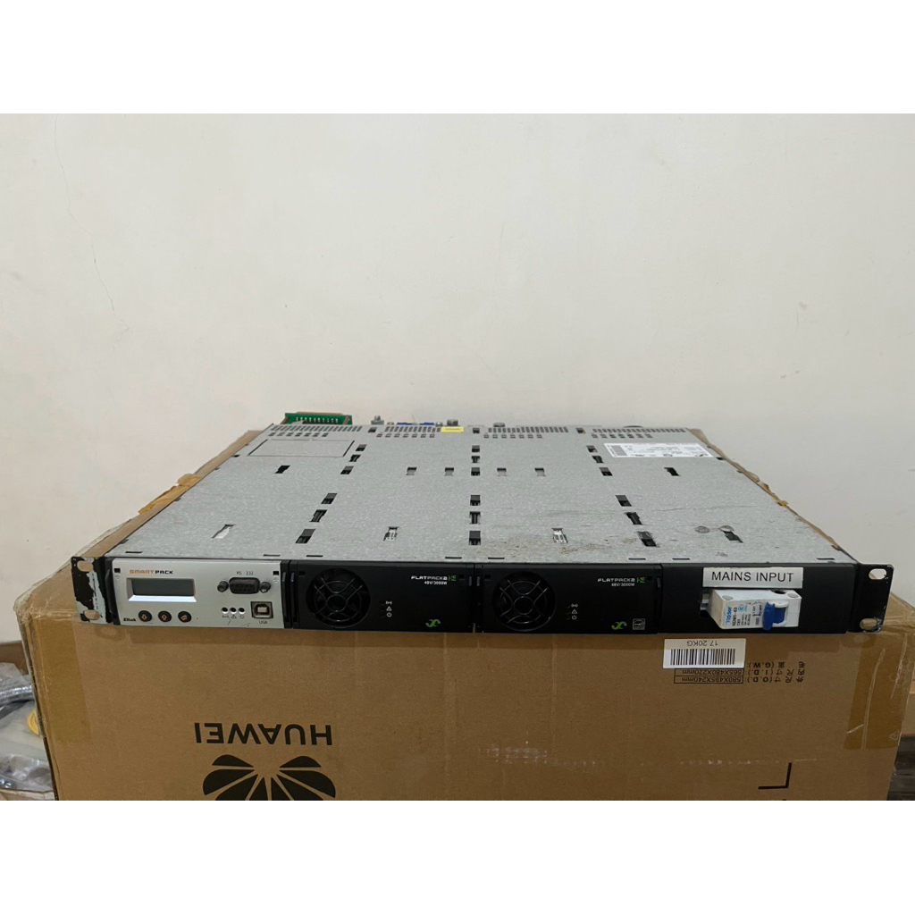 Rectifier 1U Eltek 48V DC 300Amper dilengkapi 1x Kontroller 2x PSU