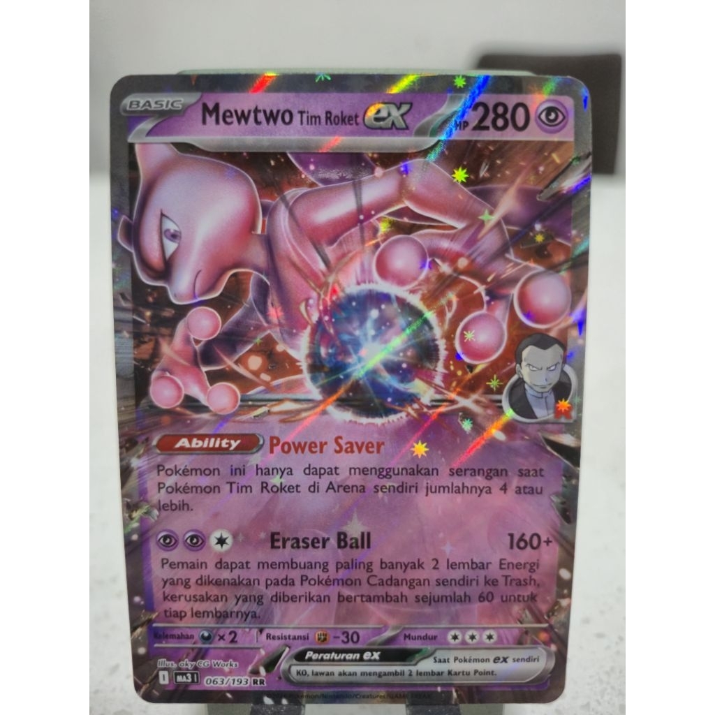 Mewtwo Tim Rocket Ex RR