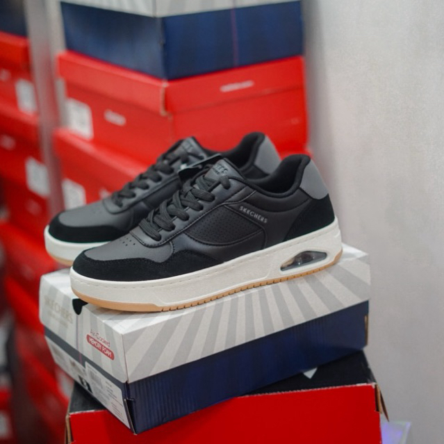 SKECHERS UNO CTL BLACK WHTE ORIGINAL