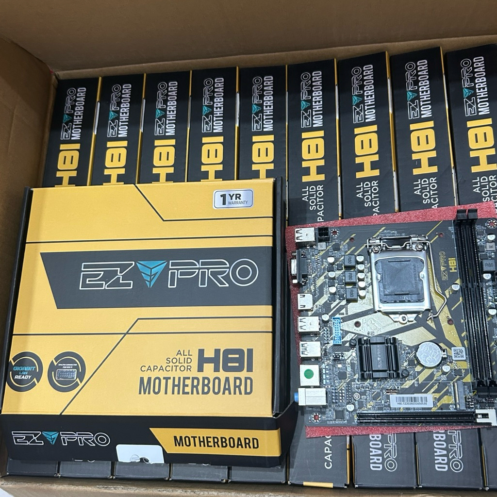 Motherboard Mobo Mainboard H81 EZPRO Socket LGA 1150 NVME USB 3.0