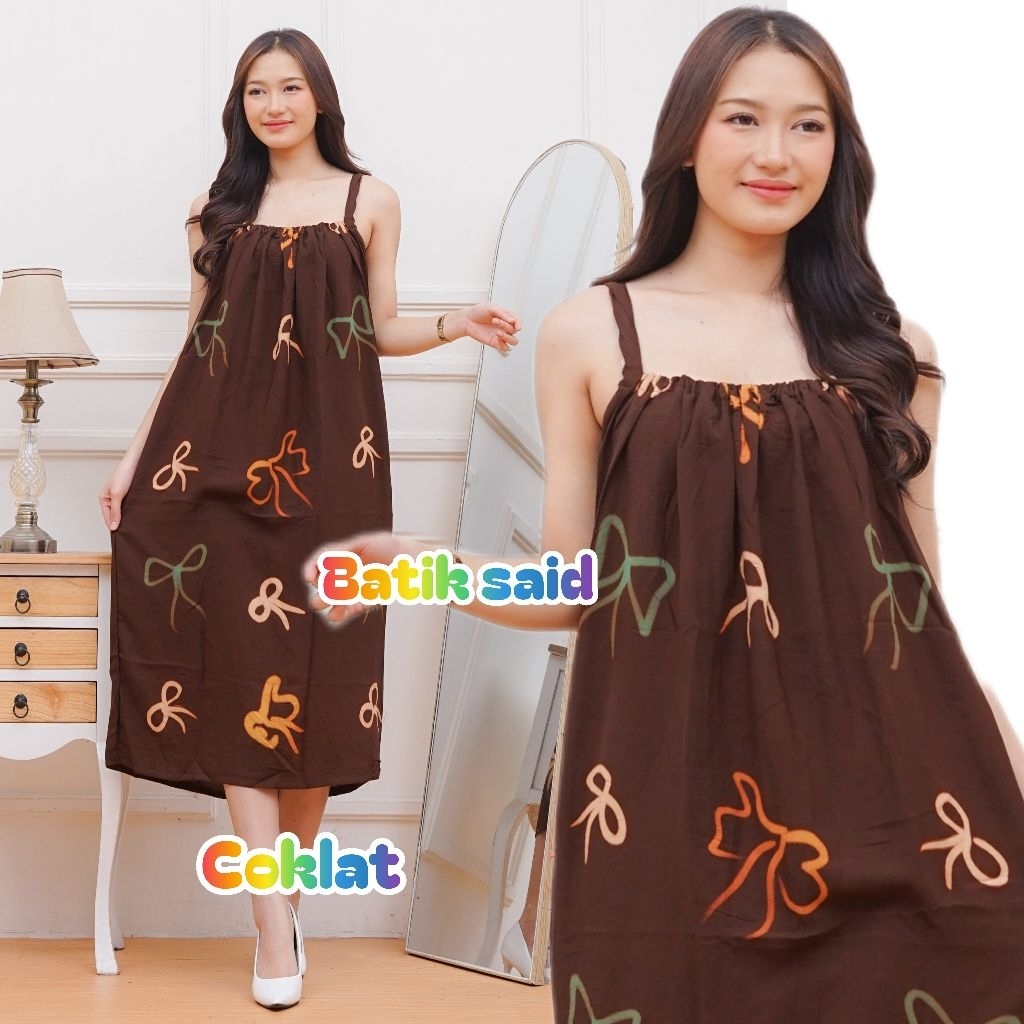 Daster yukensi kain rayon santung tebal adem