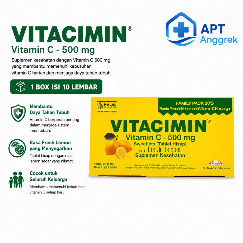 Vitacimin 1 BOX isi 20 Tablet