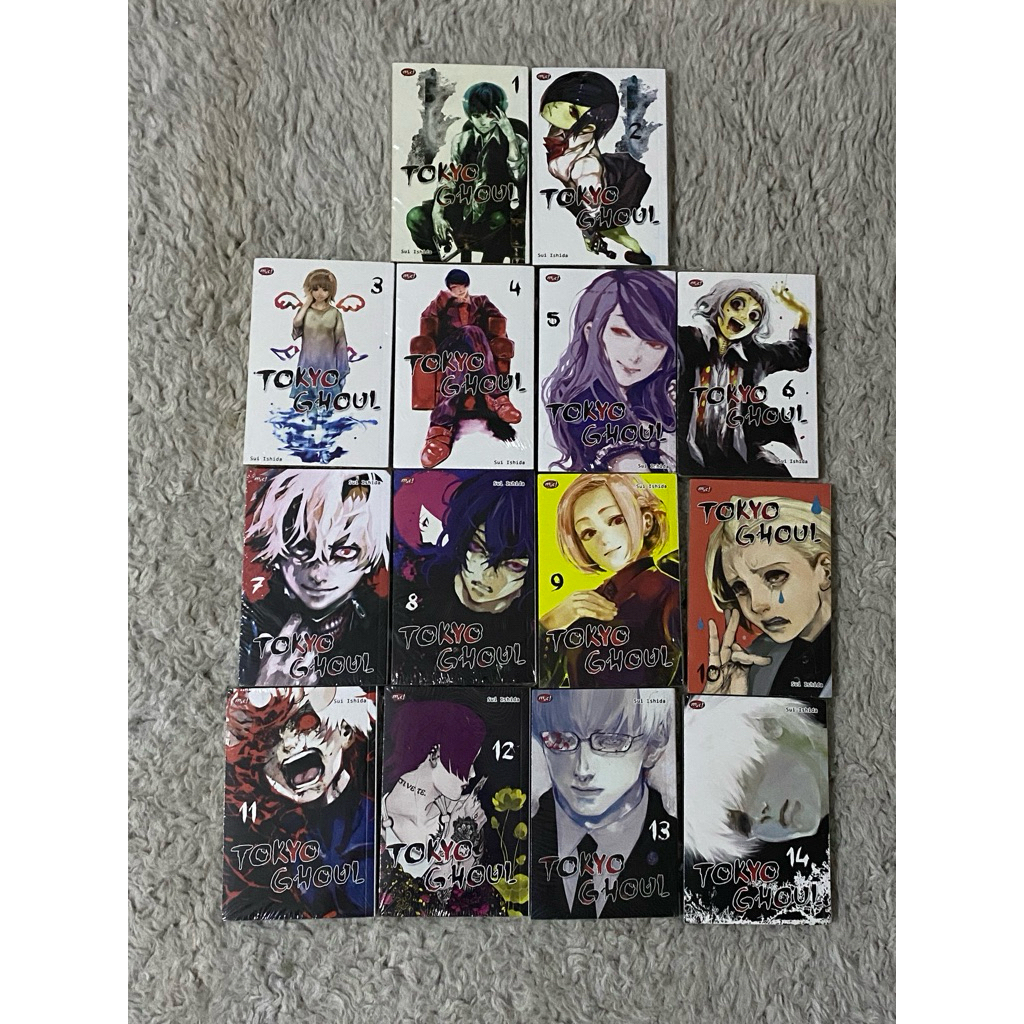 Komik set tokyo ghoul 1-14