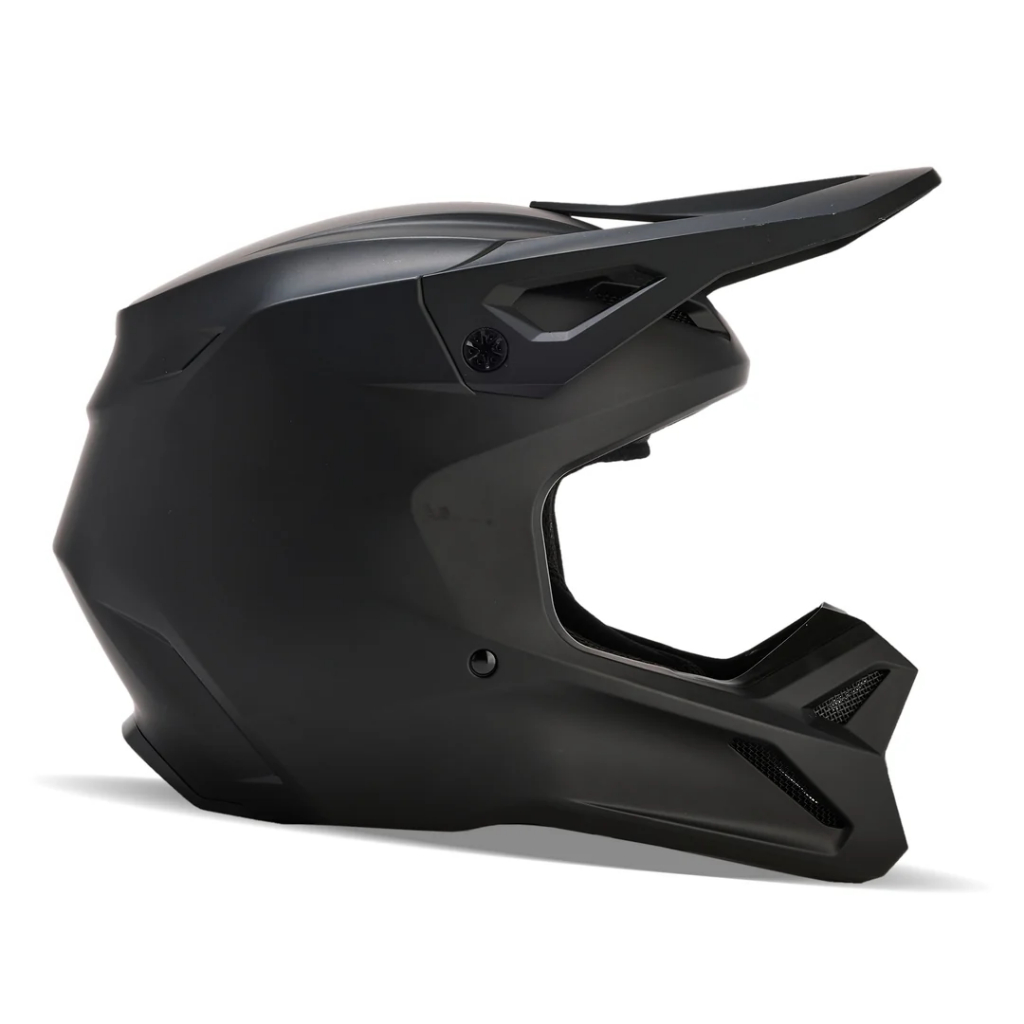 HELM FOX V1 SOLIDS BLACK/WHITE MATTE 2026 CLONE